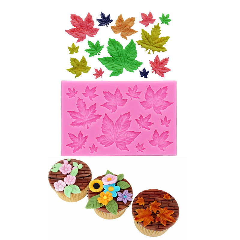 Resin Art Clay - GJ-61 DIY лист кленовый лист силиконовая