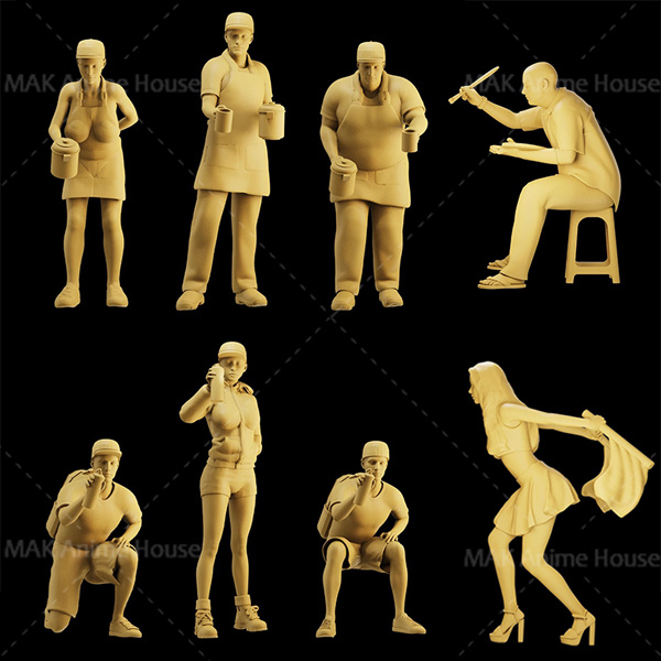 Resin Art Watch - Неокрашенные миниатюры 1/64, уличное граффити, художественный