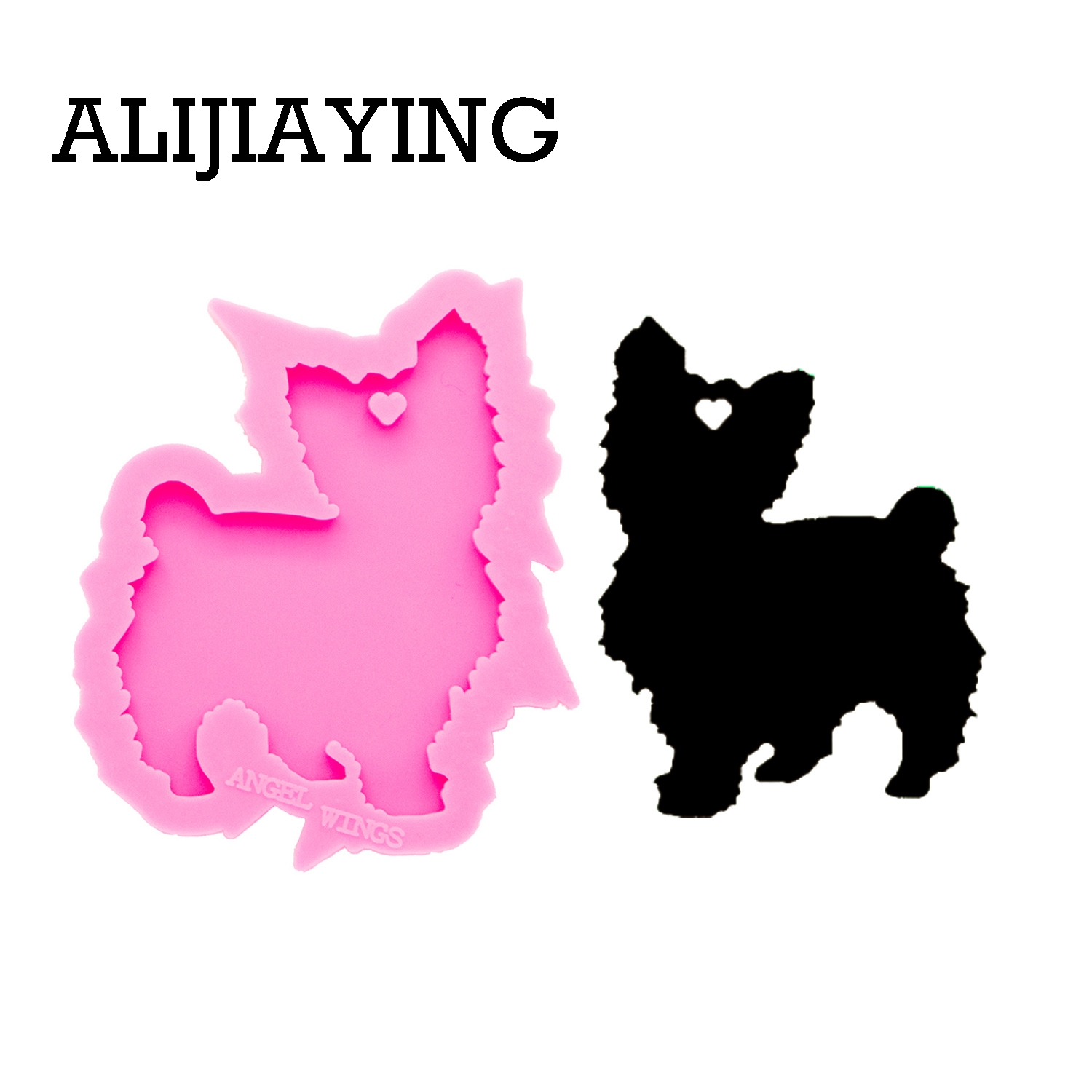Resin Art Design Keychain - DY0264 Гладкий художественный дизайн cutely cat