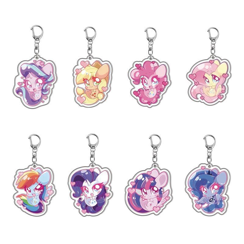 Resin Art Hanging - Милый акриловый брелок-подвеска «Мой маленький пони»