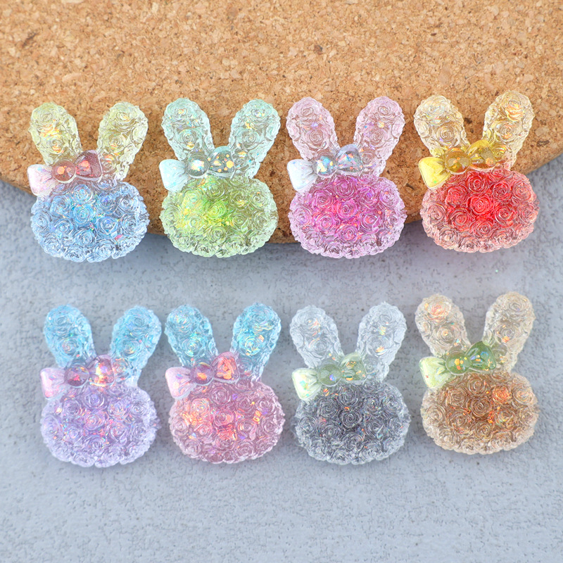 Resin Art Decor - 5 шт. светящихся градиентных кабошонов из