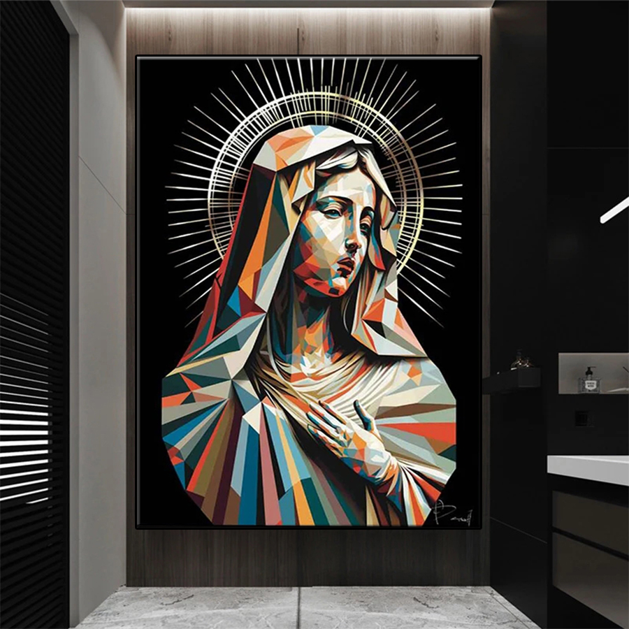 Resin Art Mary - Картина для алмазной вышивки 5D «сделай