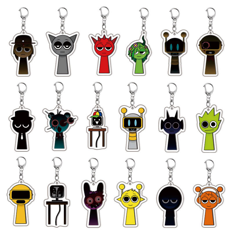 Resin Art Hanging - Брелок-подвеска Incredibox Sprunky Beats Rhythm Crew: