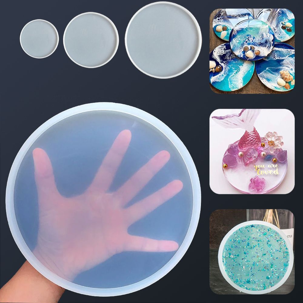 Resin Art Equipment - Прозрачная жидкость искусство круглая подставка каучуковая