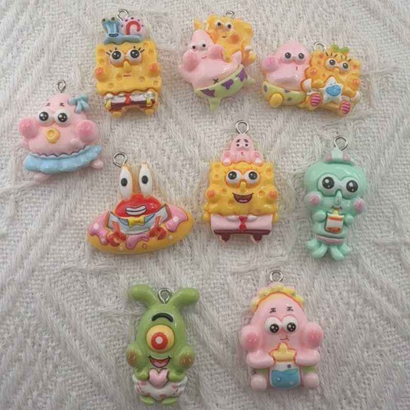 Resin Art Hanging - 10 шт. подвесок из смолы с