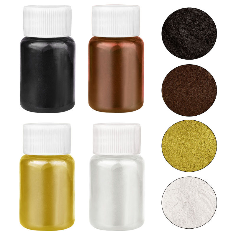 Набор из 4 цветов перламутровы – обзор и цена Resin Dye Opaque
