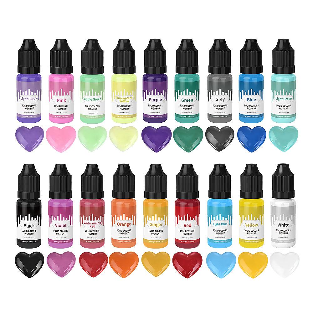 18 цветов, 10 мл, макароны, од – обзор и цена Resin Dye Opaque