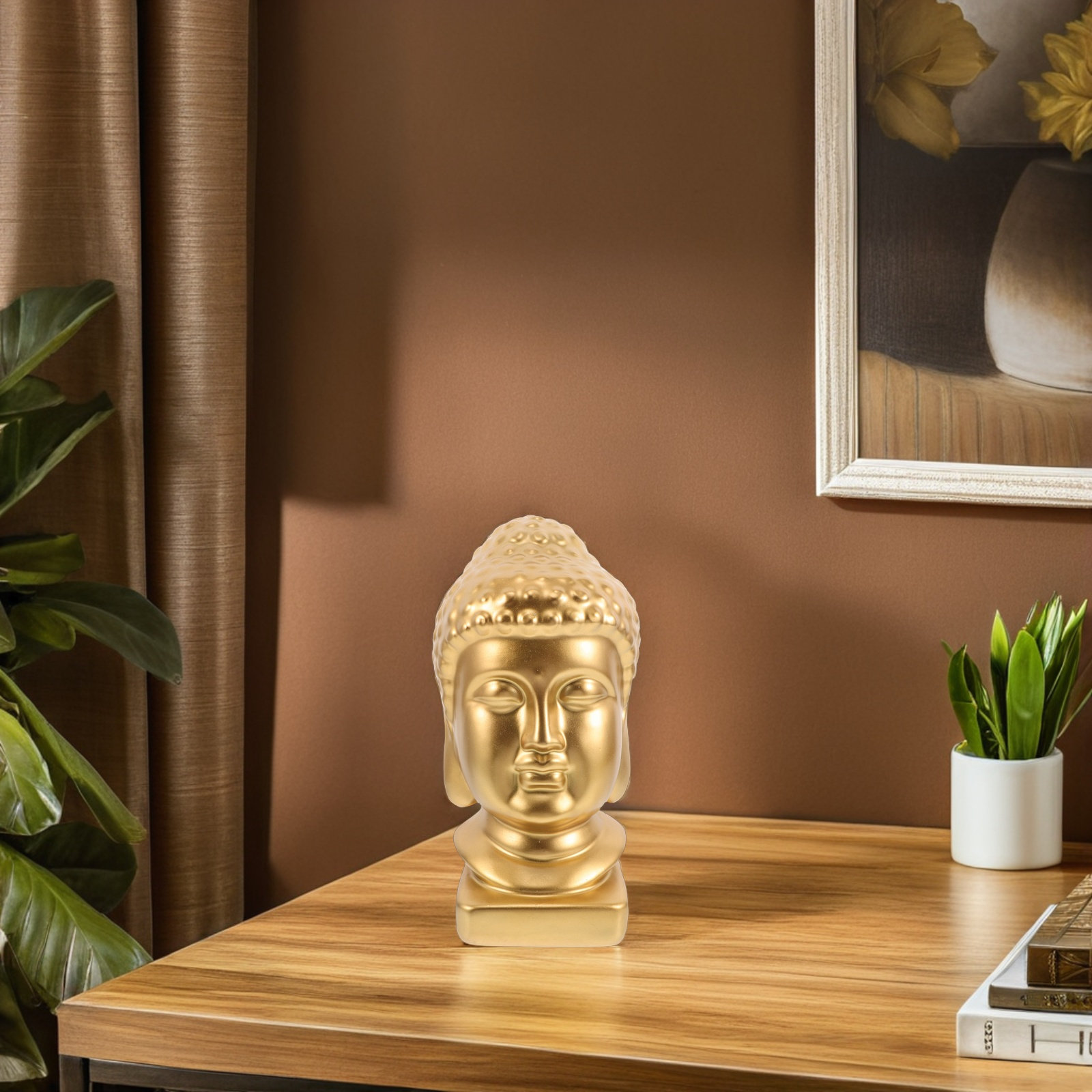 Статуэтка головы Будды из смол – обзор и цена Resin Art Decor