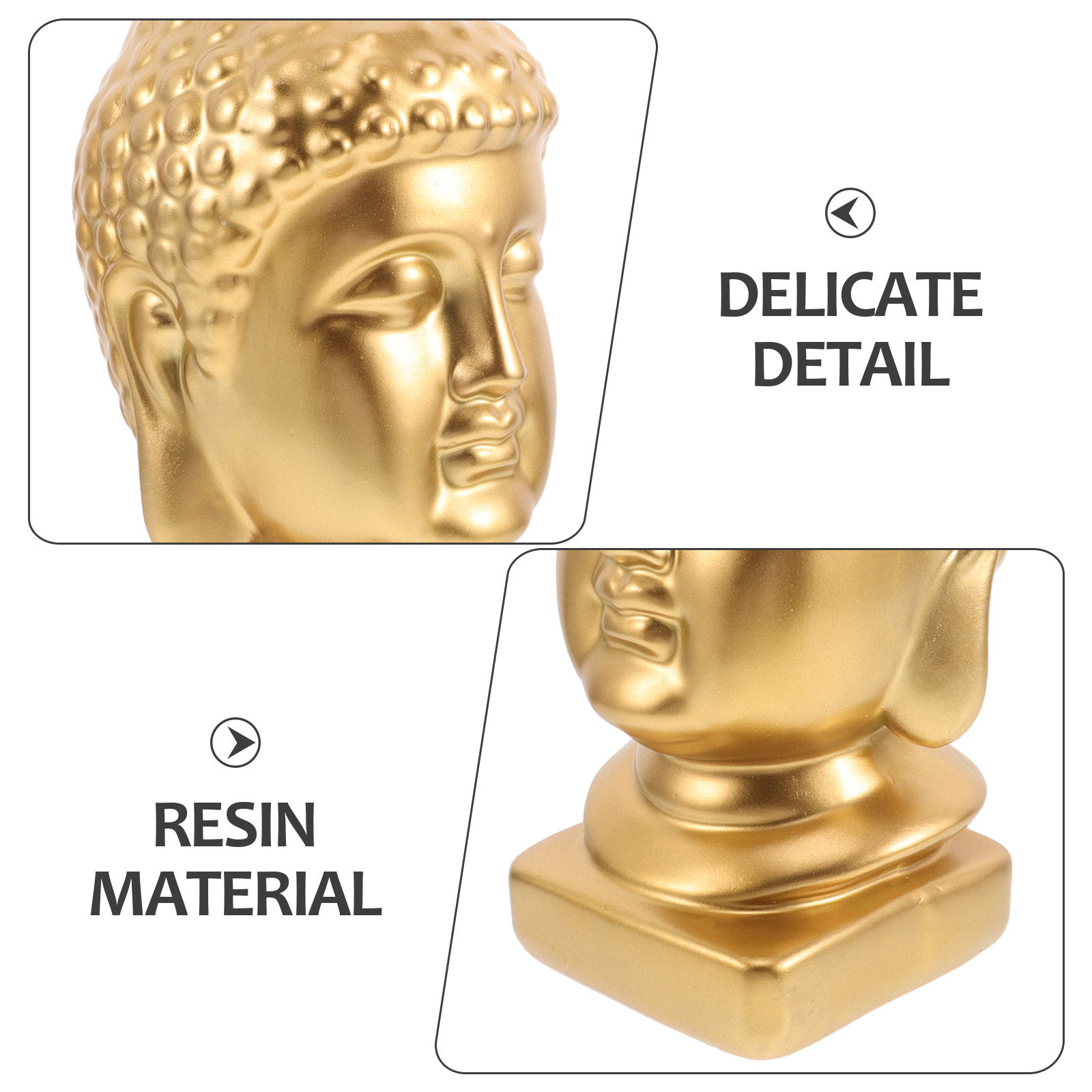 Статуэтка головы Будды из смол – обзор и цена Resin Art Decor