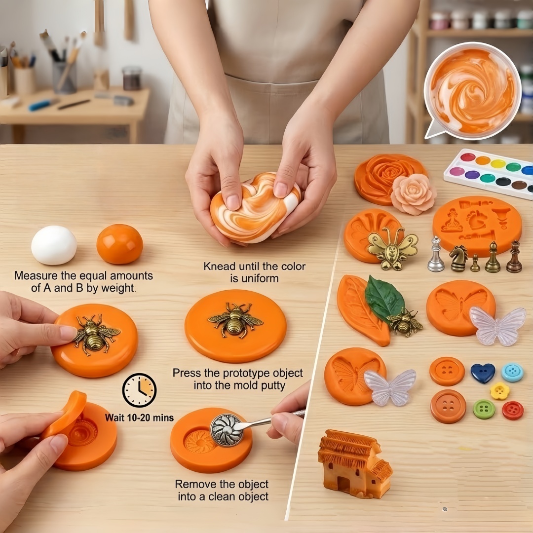 Набор силиконовой глины для тв – обзор и цена Resin Art Tools