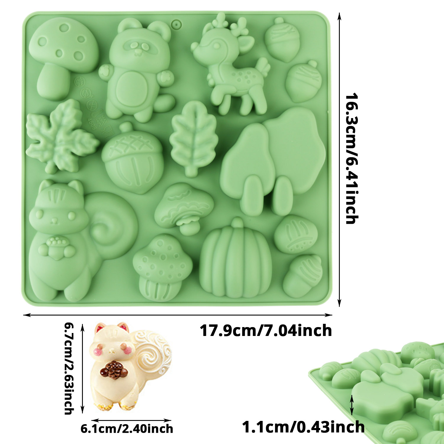 Силиконовая форма для выпечки  – обзор и цена Resin Art Decor