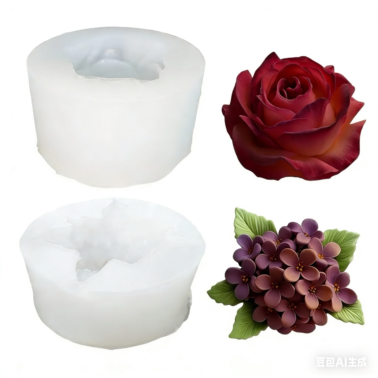 2 шт. 3D силиконовые формы с ц – обзор и цена Resin Art Wedding Gift