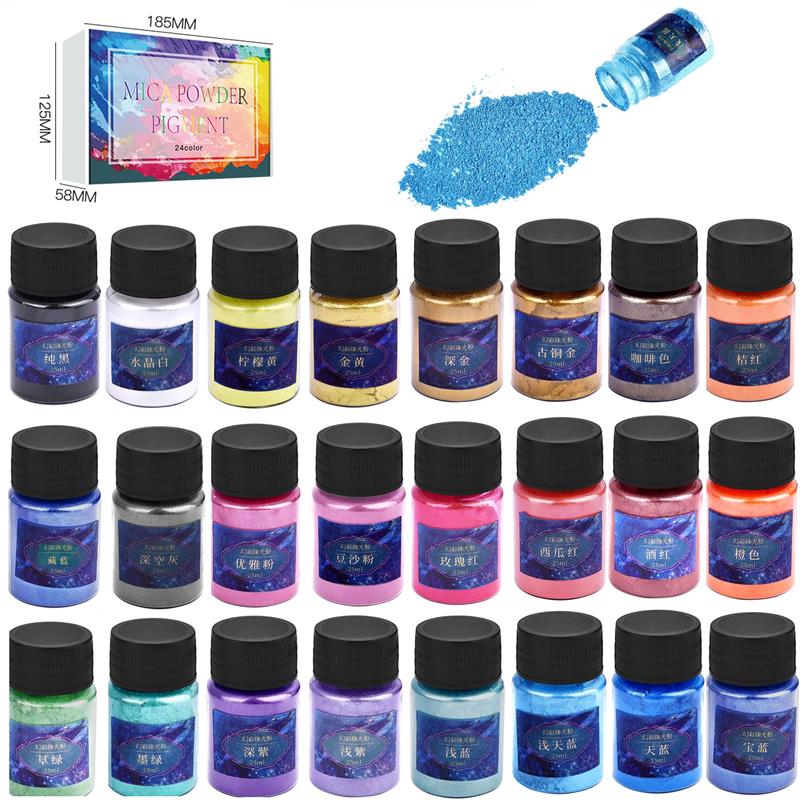 Эпоксидная смола 24 цвета, кра – обзор и цена Resin Dye Opaque