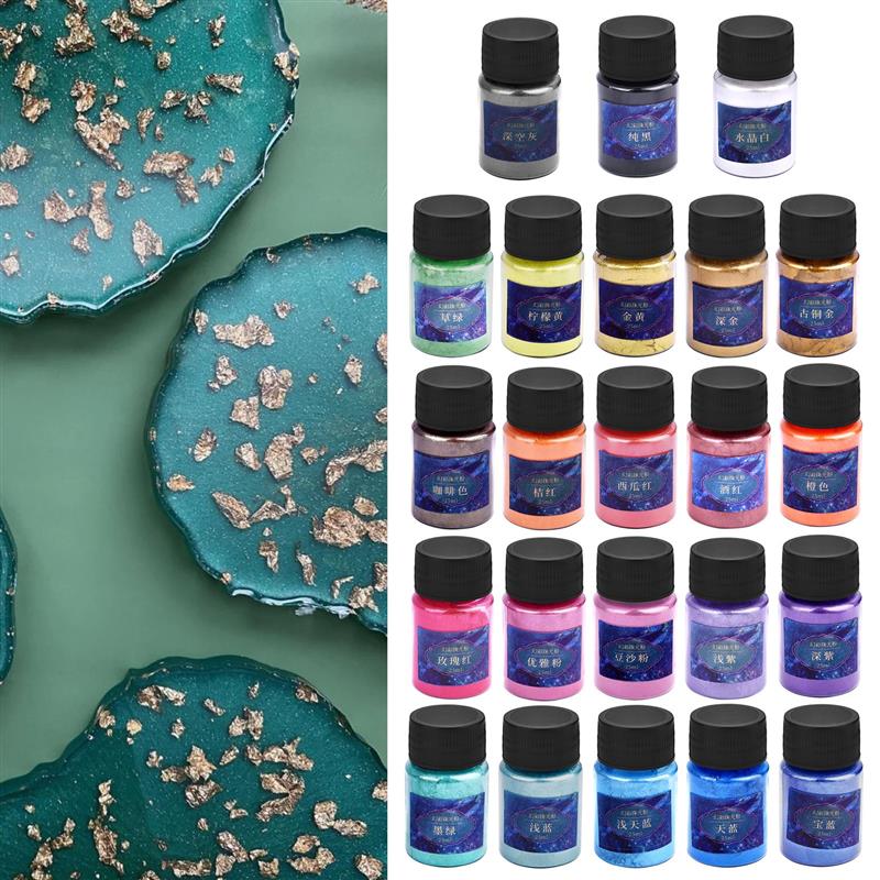 Эпоксидная смола 24 цвета, кра – обзор и цена Resin Dye Opaque