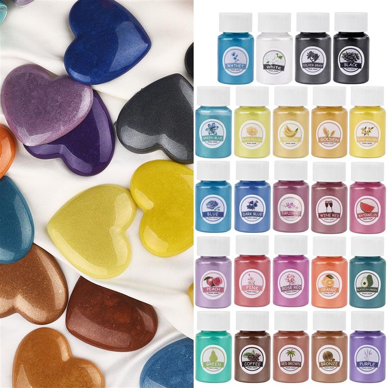 Эпоксидная смола 24 цвета, кра – обзор и цена Resin Dye Opaque