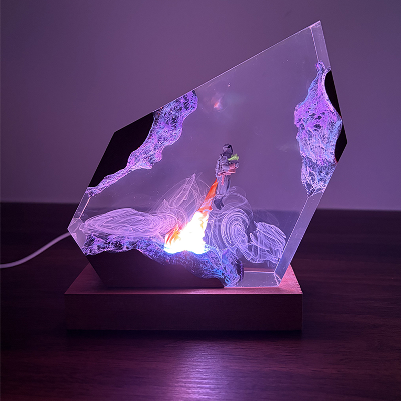 Фигурка-ночник в стиле научно- – обзор и цена Resin Art Decor