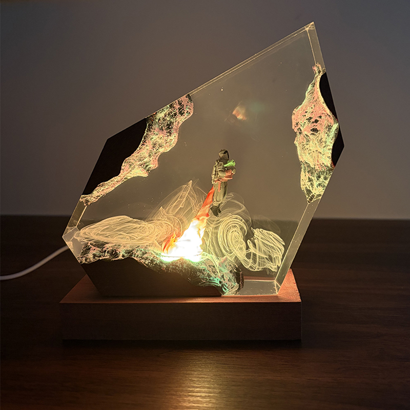 Фигурка-ночник в стиле научно- – обзор и цена Resin Art Decor