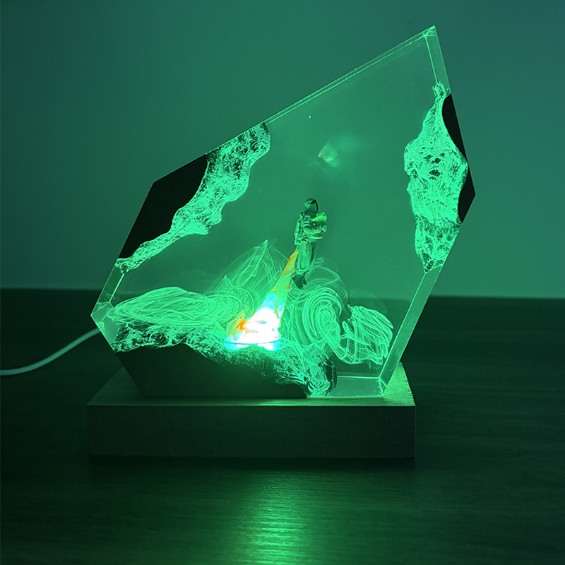 Фигурка-ночник в стиле научно- – обзор и цена Resin Art Decor