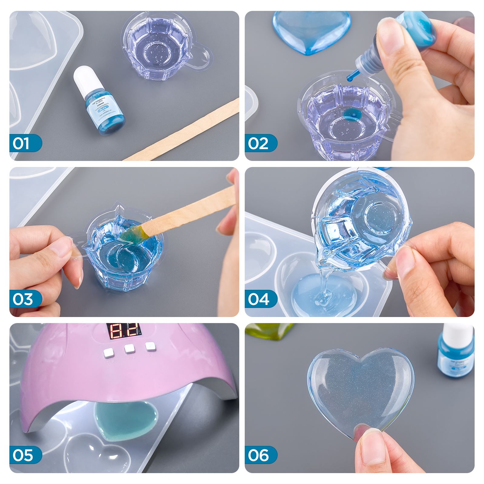 24 цвета, 5 мл, пигмент из эпо – обзор и цена Resin Dye Opaque