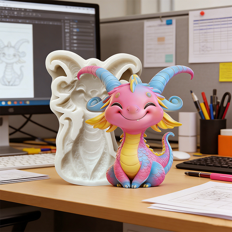 Силиконовая форма «Милый мален – обзор и цена Resin Art Clay